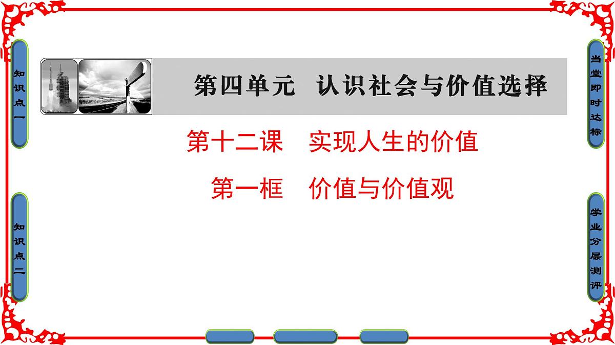 人教版 (新课标)高中政治必修4 4-12-1《价值与价值观》课件第1页