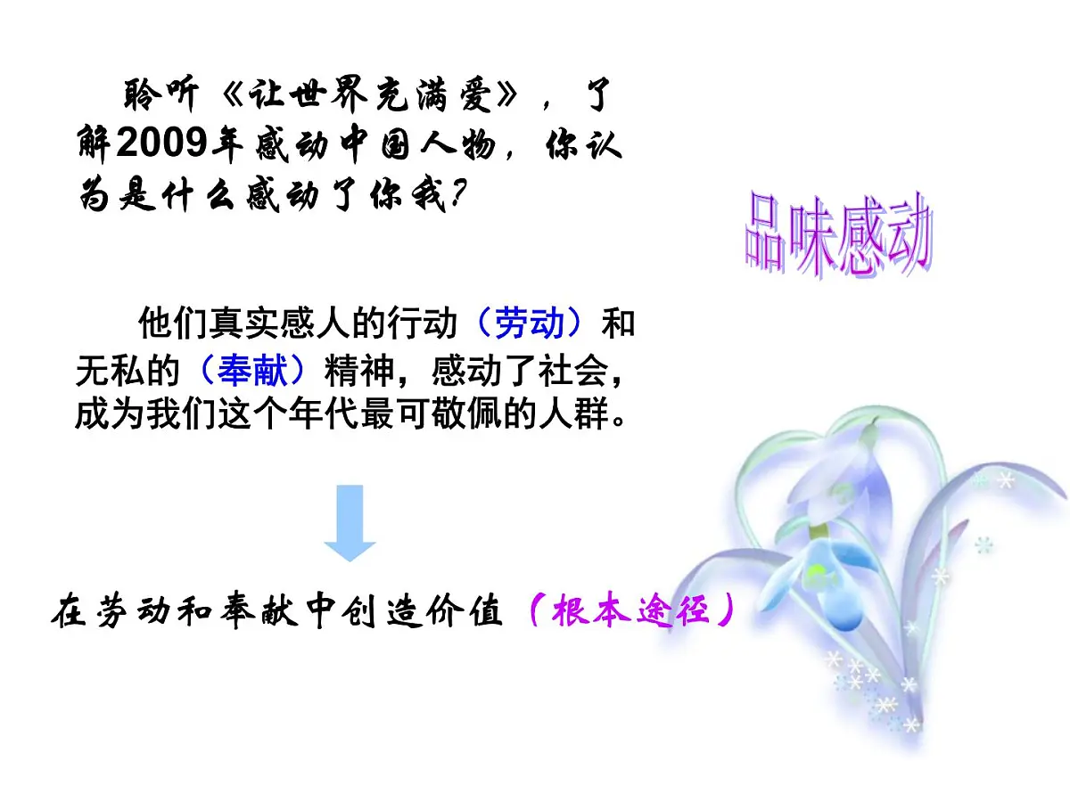 人教版 (新课标)高中政治必修4 4-12-3《价值的创造与实现》基础导学课件第2页