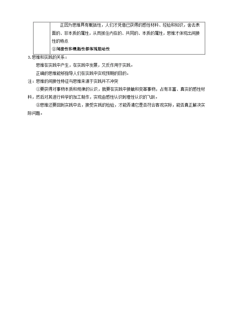 2025年高考政治一轮复习：统编版选择性必修3《逻辑与思维》知识点考点提纲 讲义第3页