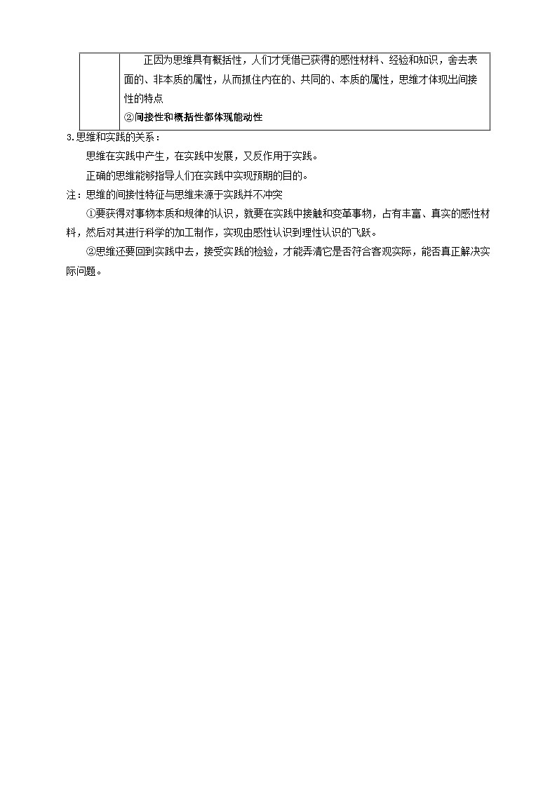 2025年高考政治一轮复习：统编版选择性必修3《逻辑与思维》知识点考点提纲 讲义第3页