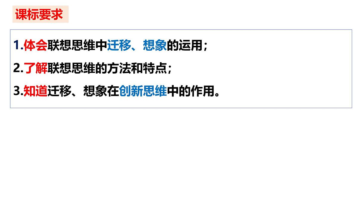 第11课 创新思维要善于联想（精讲课件）-2025年高考政治一轮复习全考点实用课件（新高考通用）第3页