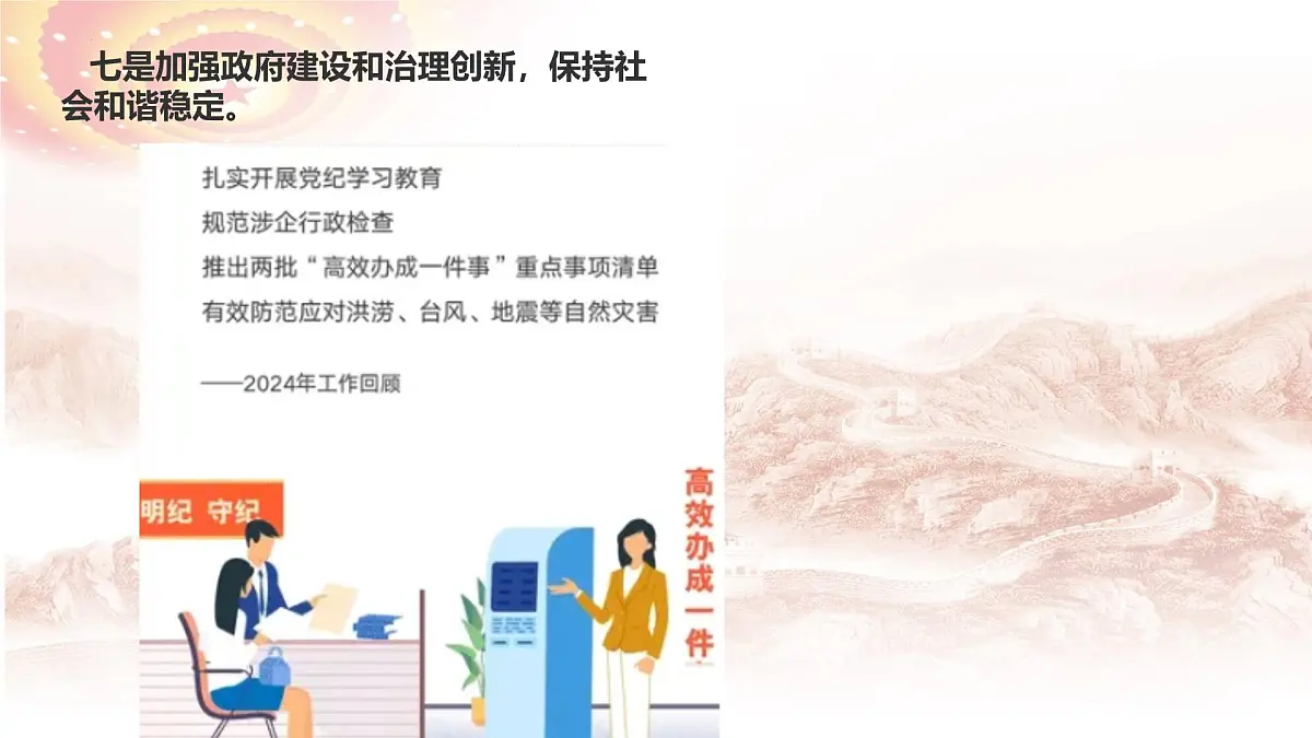 时政04 2025年政府工作报告之经济与社会篇-备战2025年高考政治必备重大时政热点精讲课件第6页