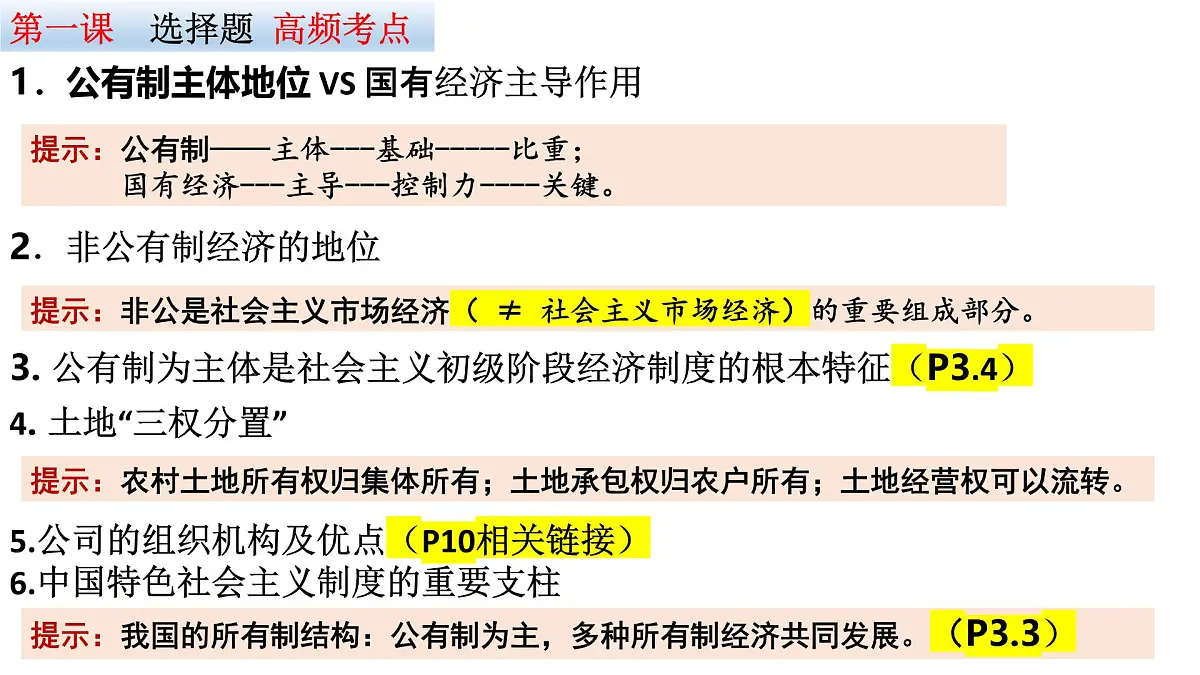 《经济与社会》期末总复习（精品课件第8页