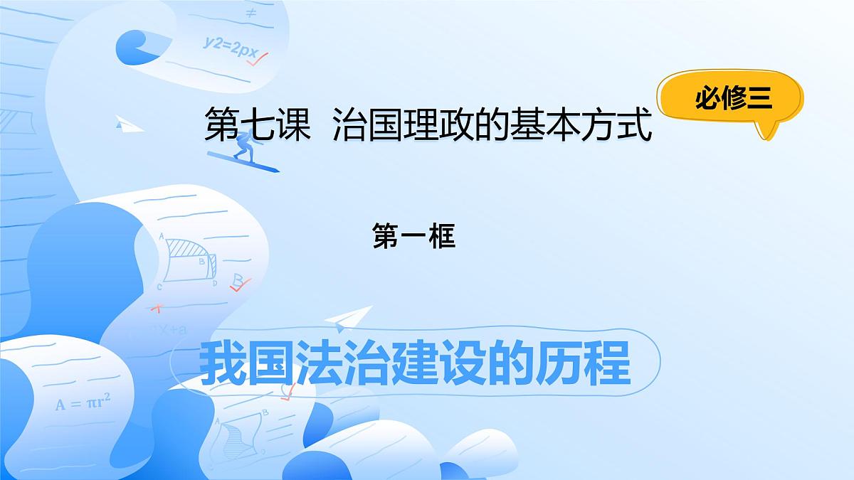 7.1我国法治建设的历程第1页
