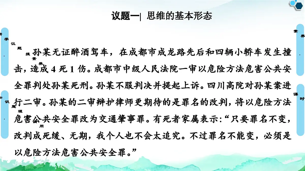人教统编版高中政治选择性必修3 1-1《思维形态及其特征》复习课件第4页