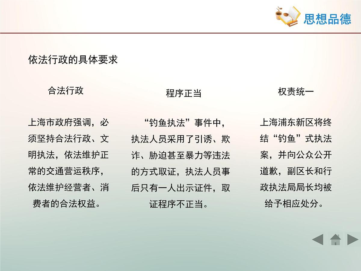 人教版 (新课标)高中政治 必修2 2-4-1《政府的权利：依法行使》活动探究型课件第6页