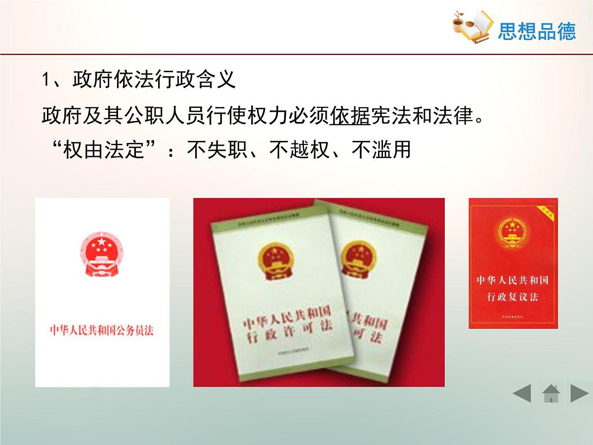 人教版 (新课标)高中政治 必修2 2-4-1《政府的权利：依法行使》活动探究型课件第3页