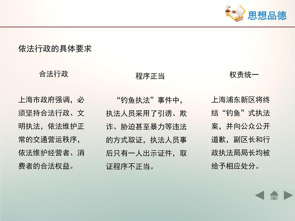 人教版 (新课标)高中政治 必修2 2-4-1《政府的权利：依法行使》活动探究型课件第8页