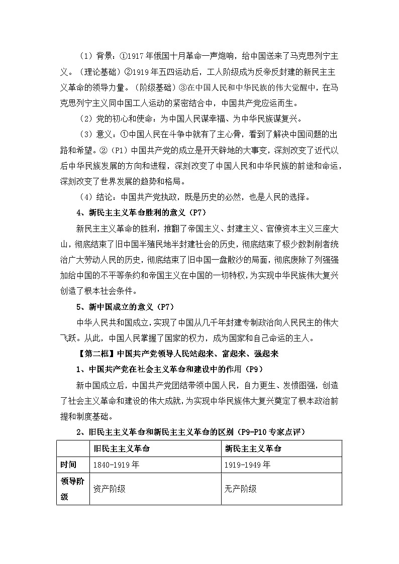 2025年高考政治三轮复习：统编版必修3《政治与法治》重点知识点考点提纲第2页