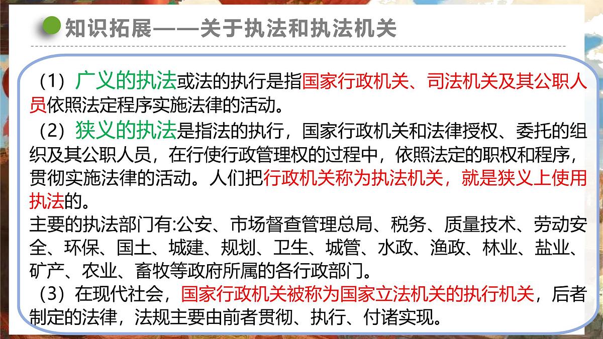 9.2 严格执法 课件 2024-2025学年高中政治《政治与法治》（统编版必修3）第7页