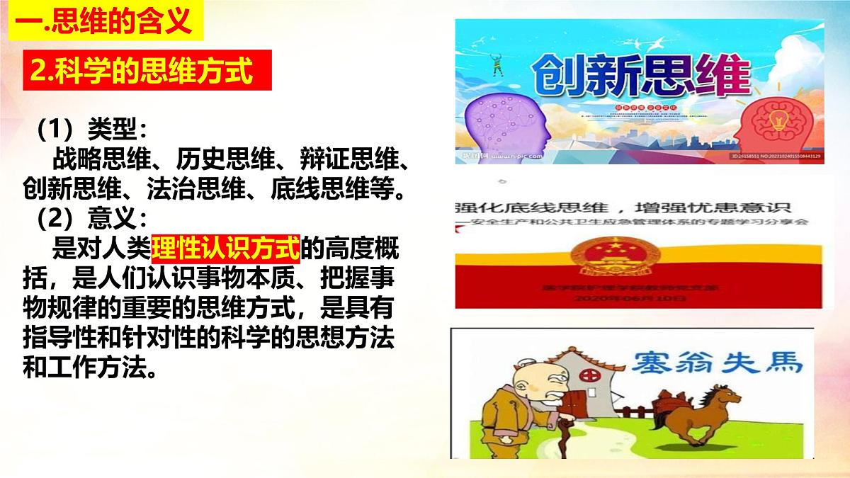 1.1 思维的含义与特征（同步课 件）-2024-2025学年高中政治《逻辑与思维》（统编版选择性必修3）课件PPT第8页