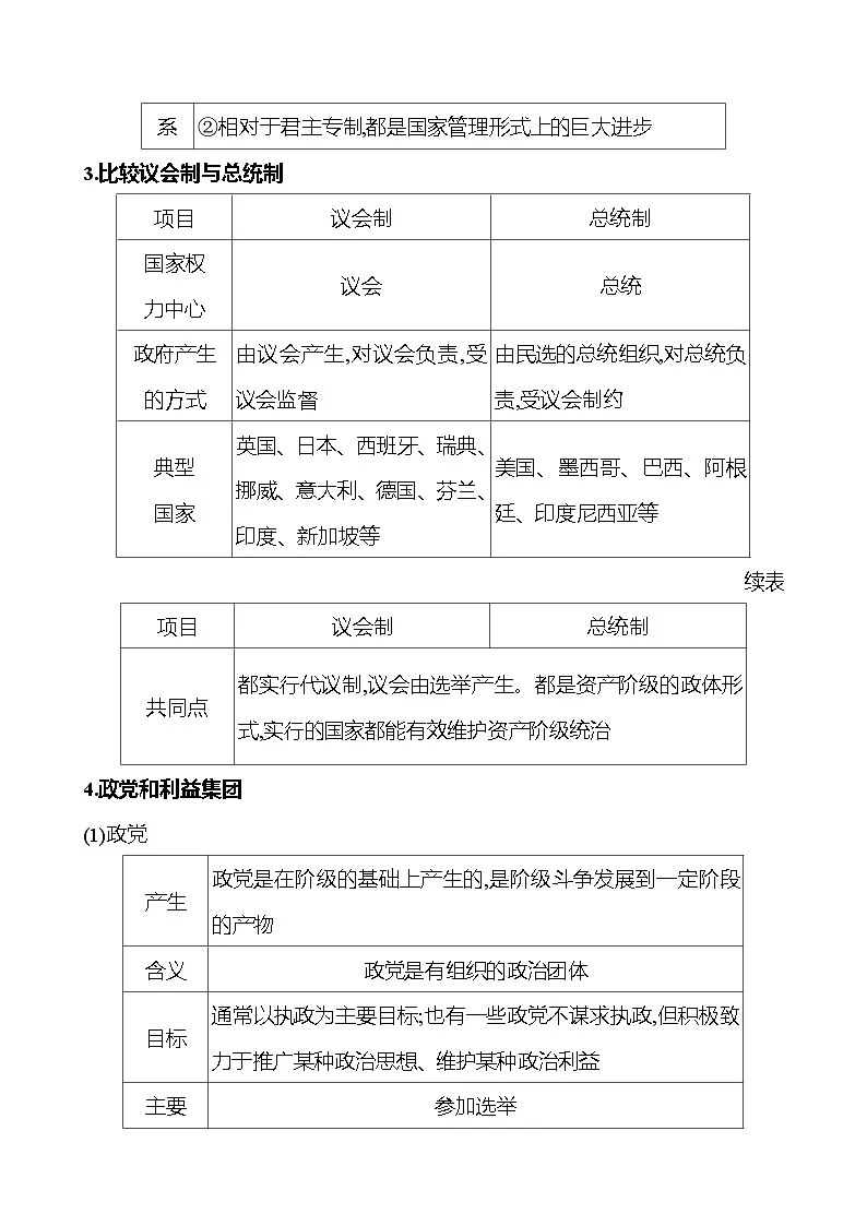 2025版高考政治热点题型与考点专练选择性必修1 当代国际政治与经济试题（Word版附答案）第2页