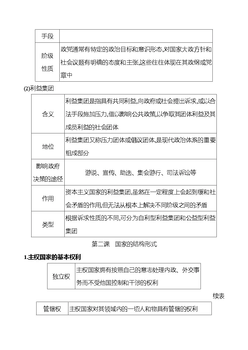 2025版高考政治热点题型与考点专练选择性必修1 当代国际政治与经济试题（Word版附答案）第3页