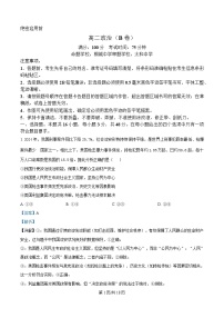安徽省桐城中学、太和中学等校2024-2025学年高二下学期4月期中联考政治试题（B卷） Word版含解析