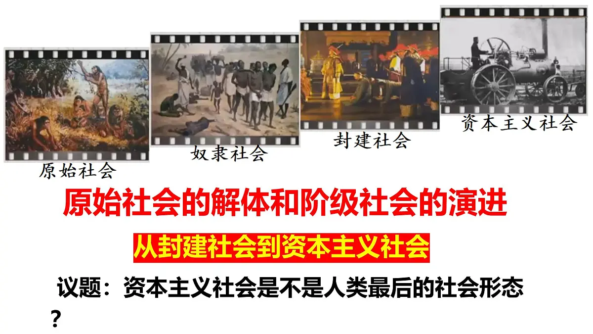 统编版高中政治必修一 1.12从封建社会到资本主义社会 课件 内嵌视频第3页