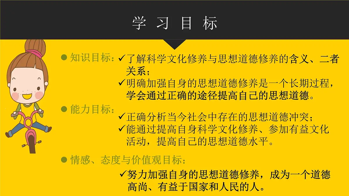 人教版 (新课标)高中政治必修3 4-10-2课件-《思想道德修养与科学文化修养》第3页