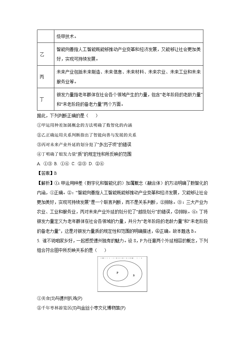 山东省德州市2024-2025学年高二上学期期末考试政治政治试题（解析版）第3页