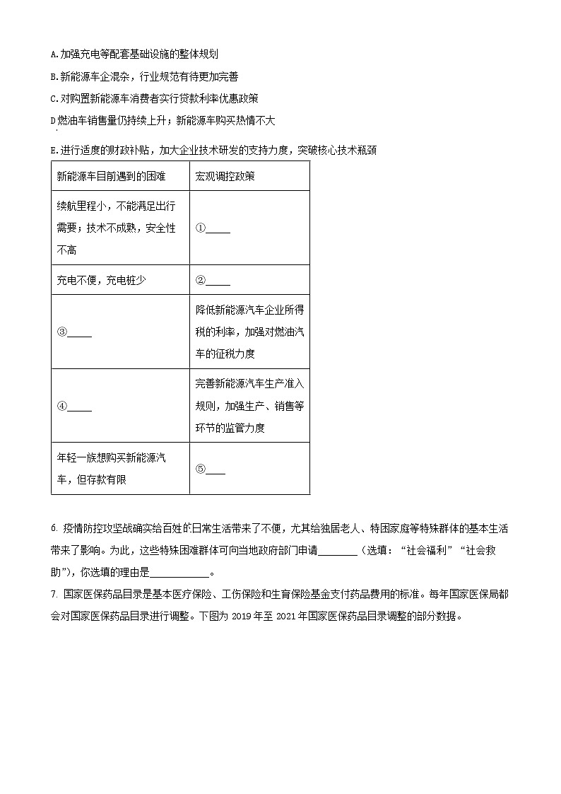 上海市浦东新区上海师范大学附属中学2024-2025学年高一下学期4月期中质量调研政治试题（原卷版+解析版）第2页