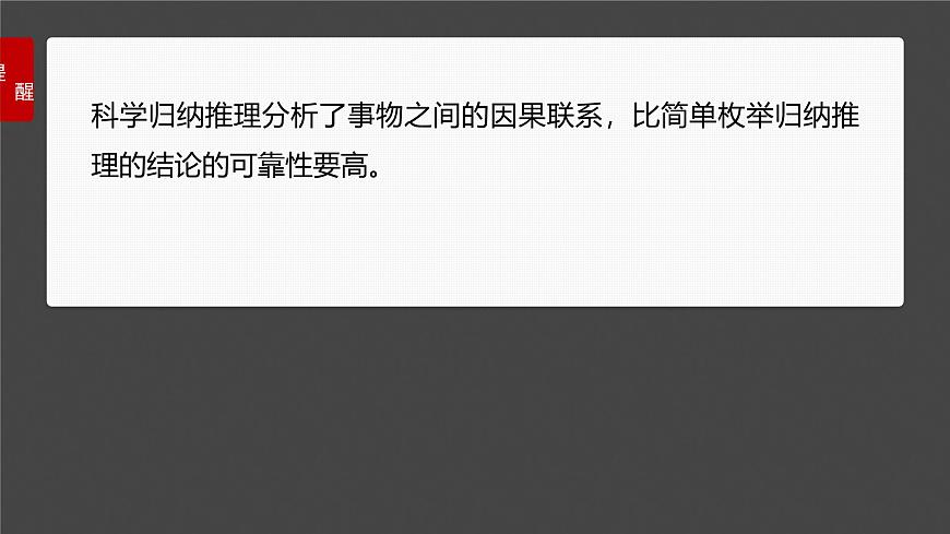 2025届高考政治一轮复习课件：选择性必修3 第三十五课　课时5　学会归纳与类比推理第8页
