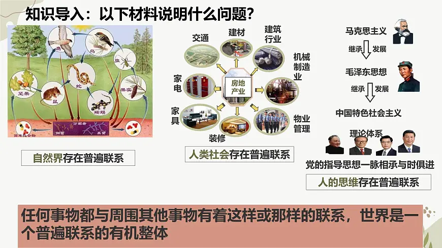 3.1世界是普遍联系的 课件 高中政治统编版必修四《哲学与文化》第6页