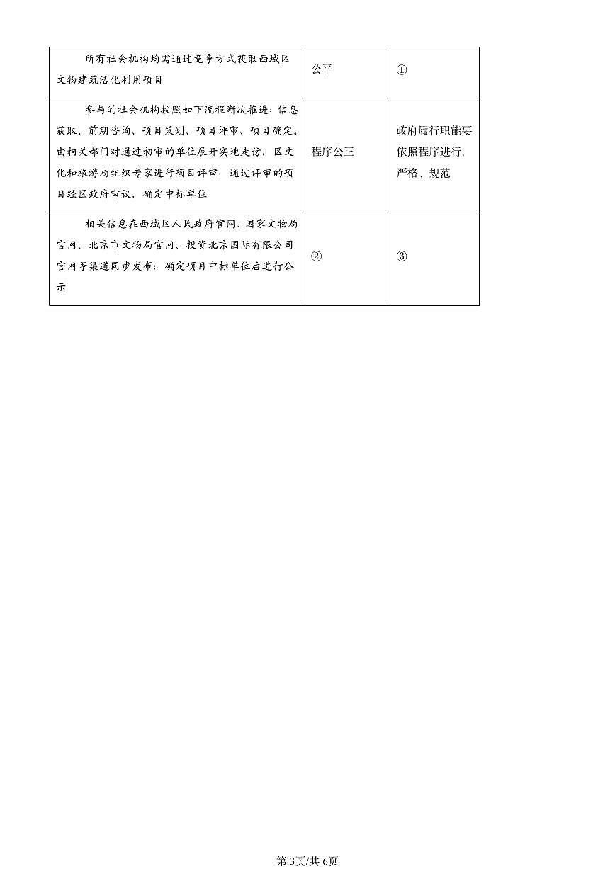 2025北京高三（上）期末真题政治汇编：继承发展中华优秀传统文化章节综合第3页