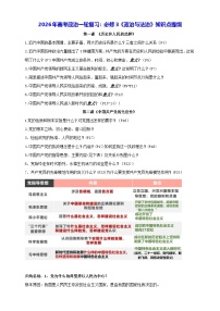 2026年高考政治一轮复习：必修3《政治与法治》知识点提纲 学案