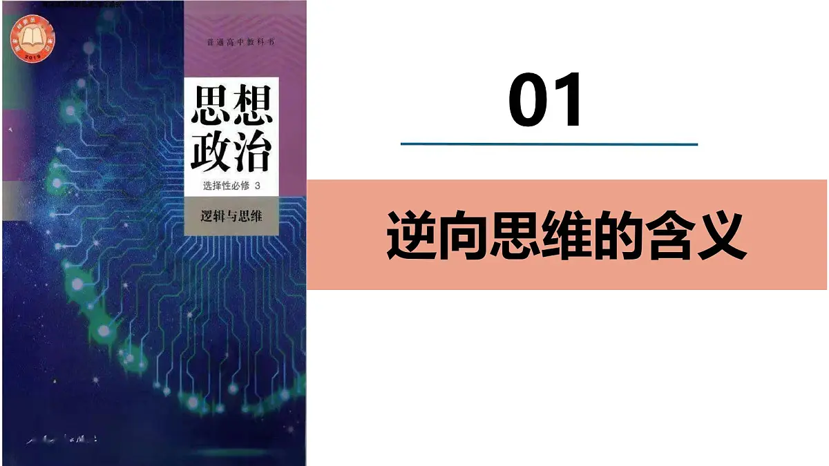 12.2逆向思维的含义与作用+课件-2024-2025学年高中政治统编版选择性必修三逻辑与思维第4页