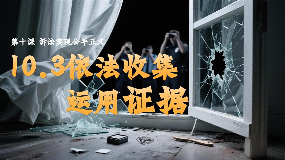 10.3依法收集运用证据  课件   统编版高中政治选择性必修二《法律与生活》第2页
