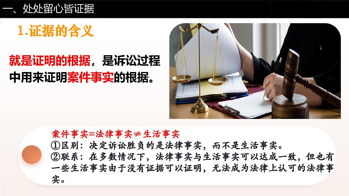 10.3依法收集运用证据  课件   统编版高中政治选择性必修二《法律与生活》第8页