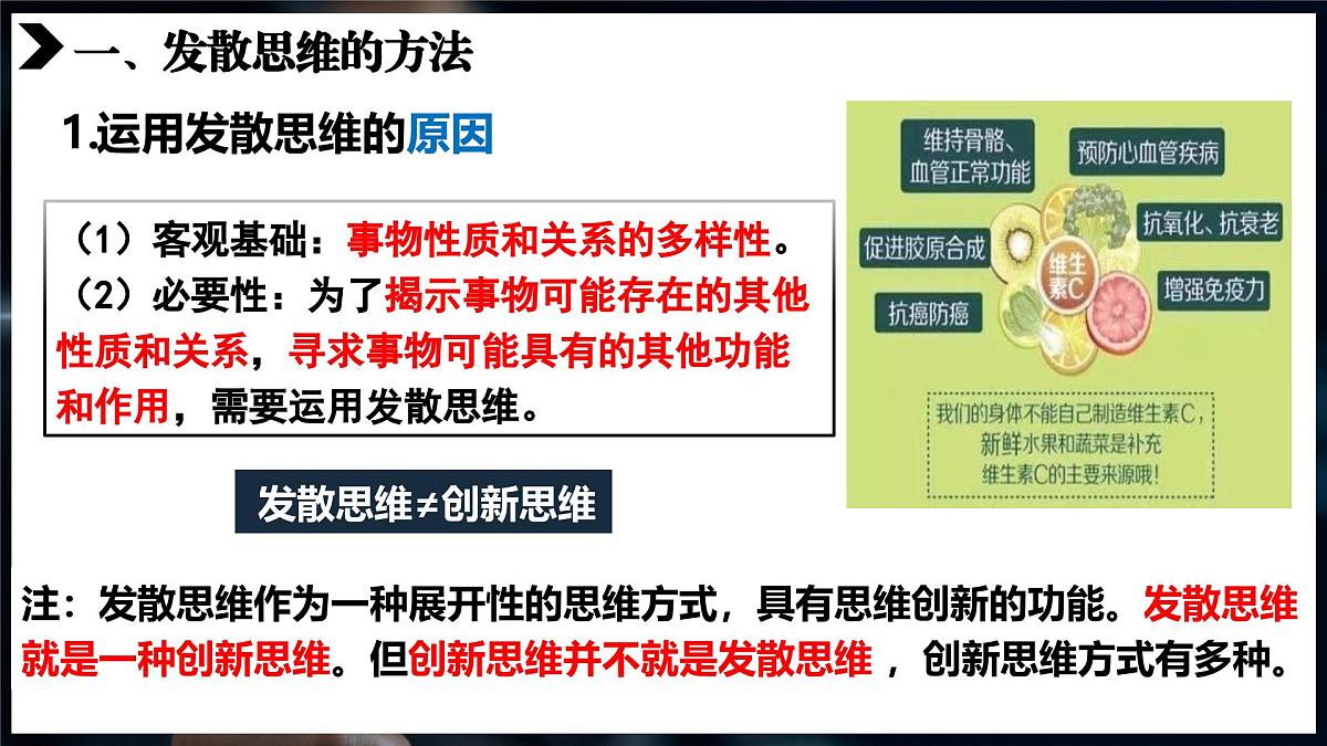 12.1发散思维与聚合思维的方法 课件 统编版高中政治选择性必修三《逻辑与思维》第8页