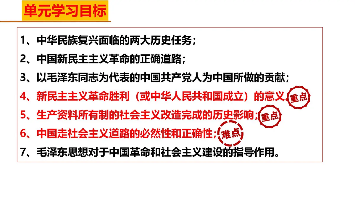 第二课 只有社会主义才能救中国（复习课件） -2025-2026学年高中政治必修1（统编版）第4页