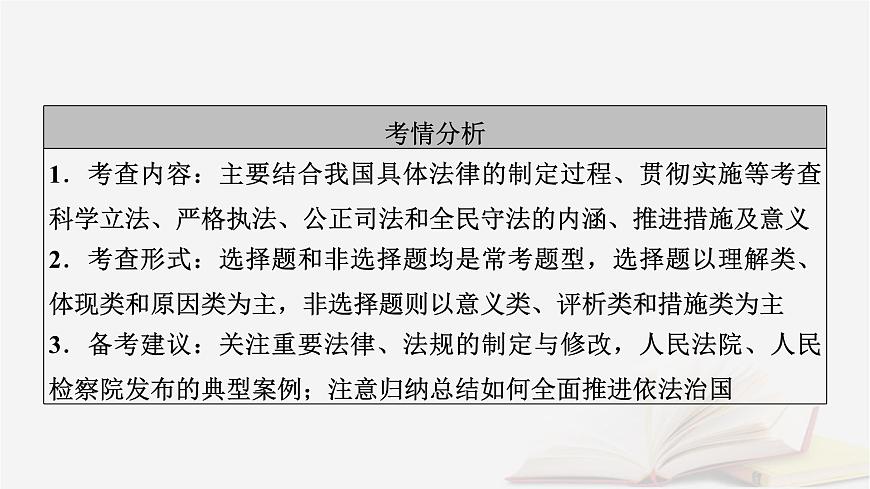 2026届高考政治一轮总复习必修3政治与法治第3单元全面依法治国第9课全面推进依法治国的基本要求课件第7页