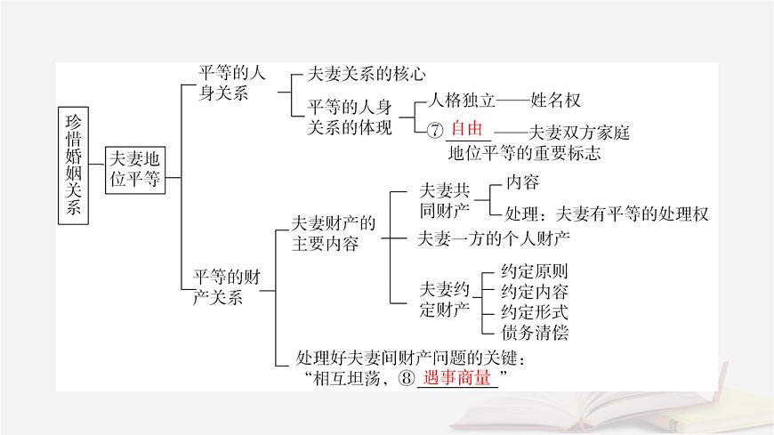 2026届高考政治一轮总复习选择性必修2法律与生活第2单元家庭与婚姻第6课珍惜婚姻关系课件第8页