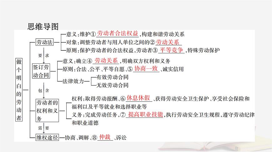 2026届高考政治一轮总复习选择性必修2法律与生活第3单元就业与创业第7课做个明白的劳动者课件第8页