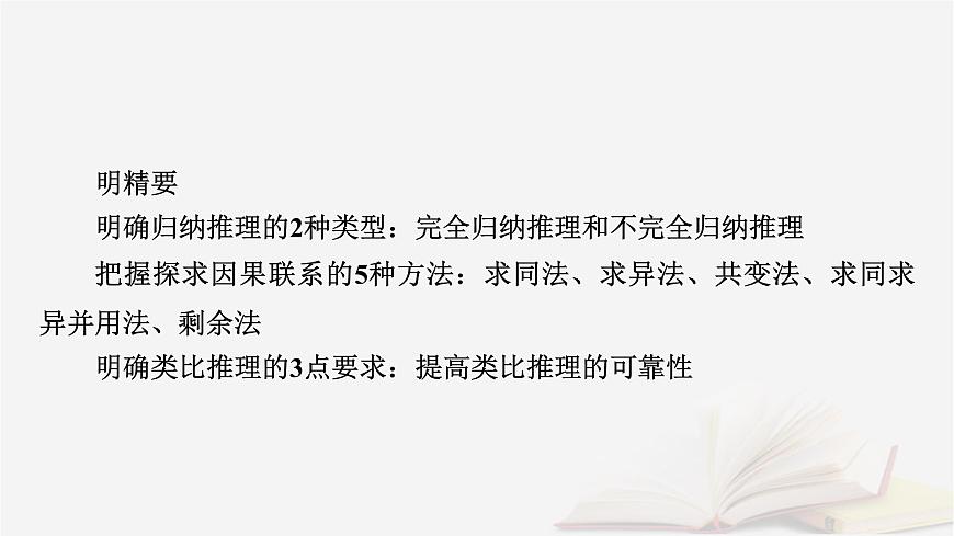 2026届高考政治一轮总复习选择性必修3逻辑与思维第2单元遵循逻辑思维规则第7课学会归纳与类比推理课件第8页