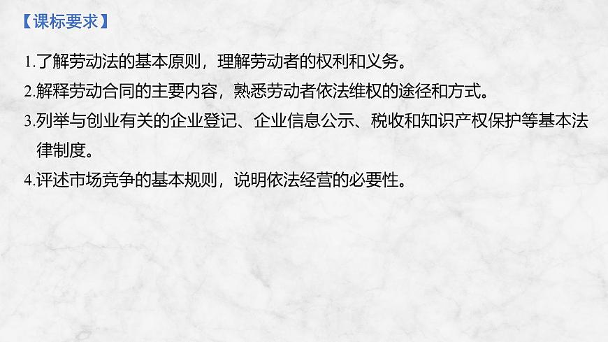 2026届高三政治高考总复习创新设计课件复习讲义第三十二课 就业与创业 第1课时 做个明白的劳动者第2页