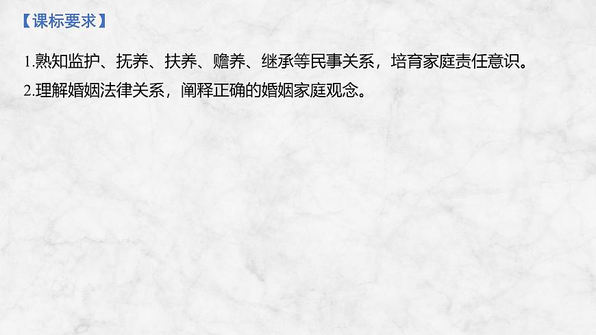 2026届高三政治高考总复习创新设计课件复习讲义第三十一课 家庭与婚姻 第1课时 在和睦家庭中成长第2页