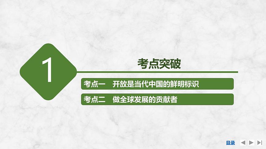 2026届高三政治高考总复习创新设计课件复习讲义第二十八课 经济全球化 第2课时 经济全球化与中国（含综合探究）第3页
