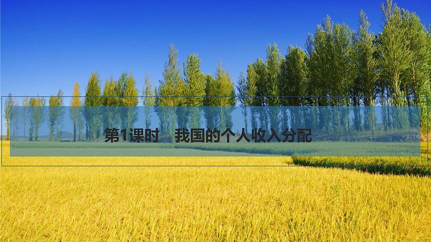 2026届高三政治高考总复习创新设计课件复习讲义第八课 我国的个人收入分配与社会保障 第1课时 我国的个人收入分配第5页