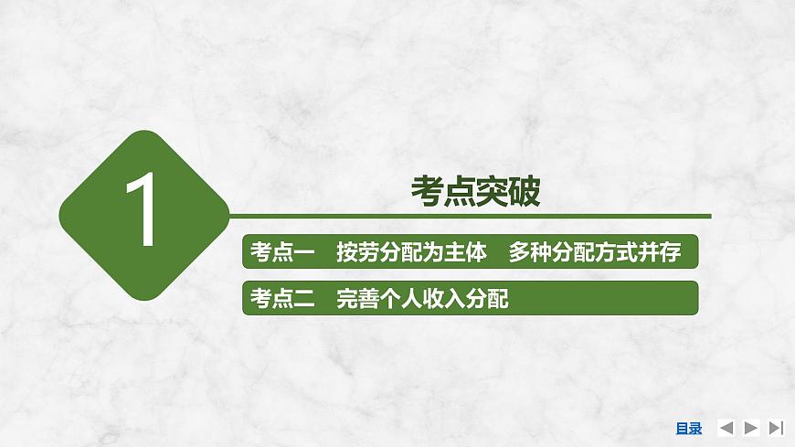 2026届高三政治高考总复习创新设计课件复习讲义第八课 我国的个人收入分配与社会保障 第1课时 我国的个人收入分配第7页