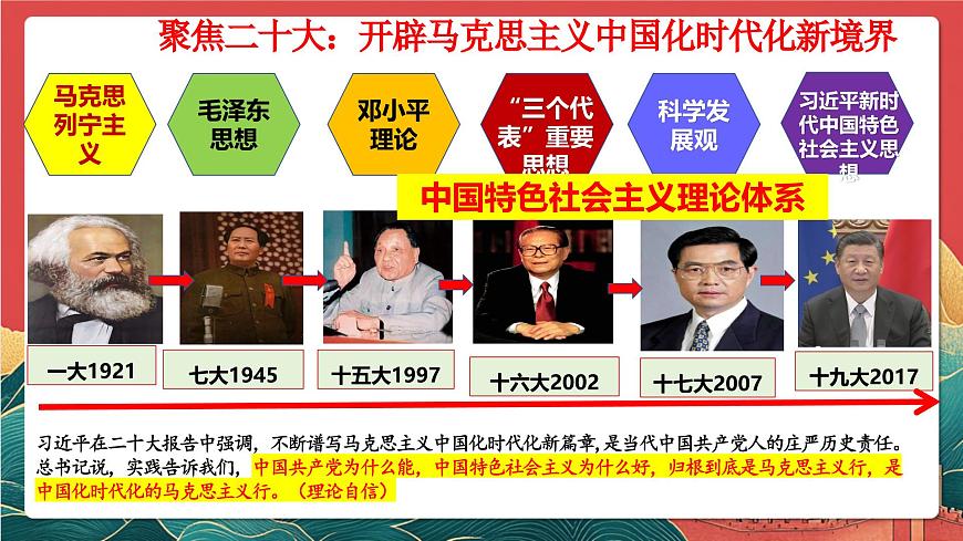 人教统编版高中政治一轮复习必修三2.2《始终走在时代前列》课件第7页