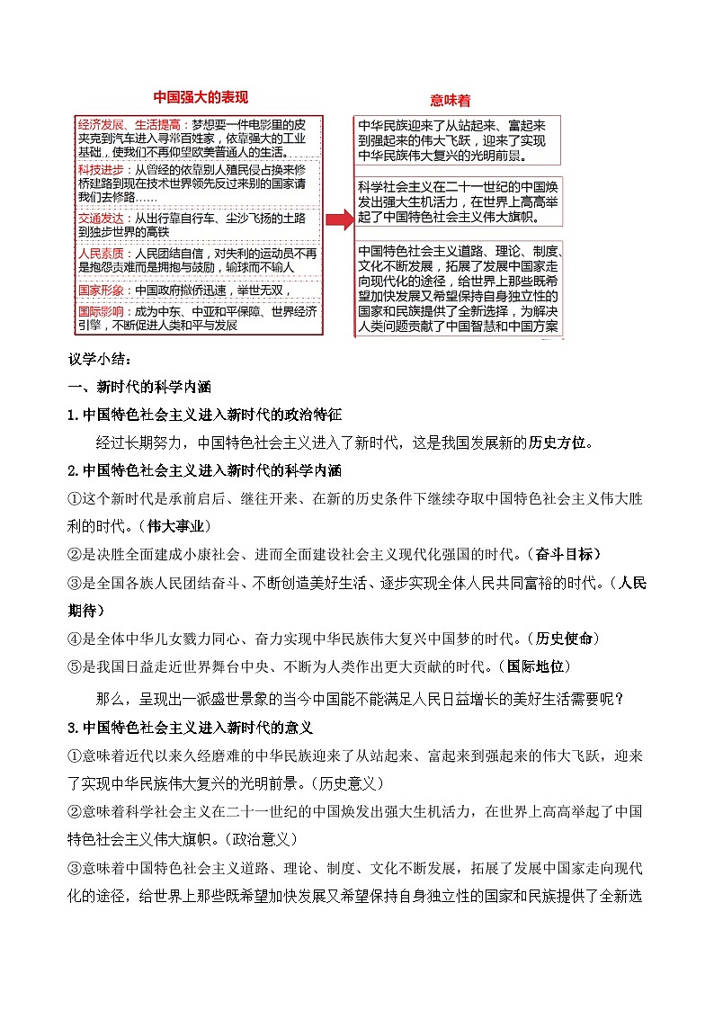 4.1中国特色社会主义进入新时代（教学设计）-2025-2026学年高一政治上学期课件+教学设计+练习(统编版必修1)第3页