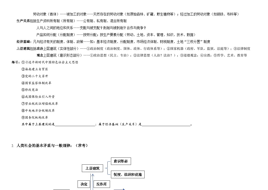 必修一《中国特色社会主义》-2026年高考政治复习必背核心知识点（新高考通用）第3页
