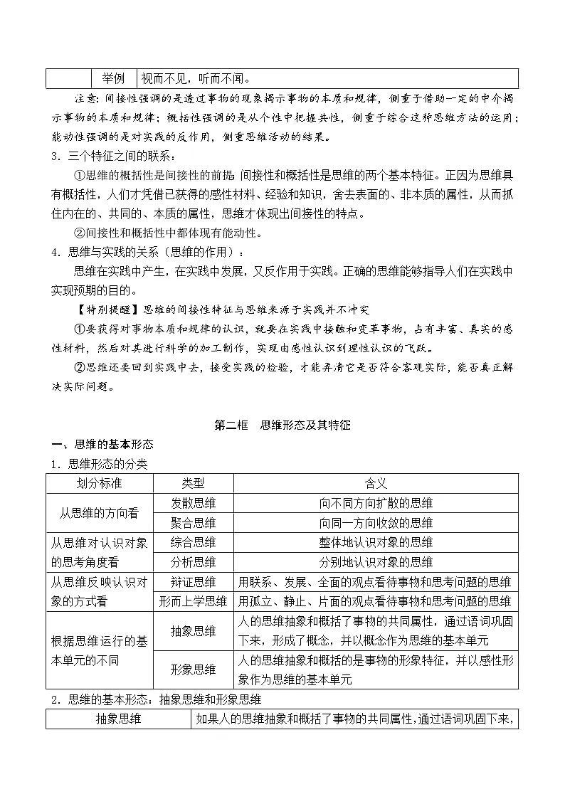 2026年高考政治一轮复习：选择性必修3《逻辑与思维》全册知识点背诵提纲 学案第3页