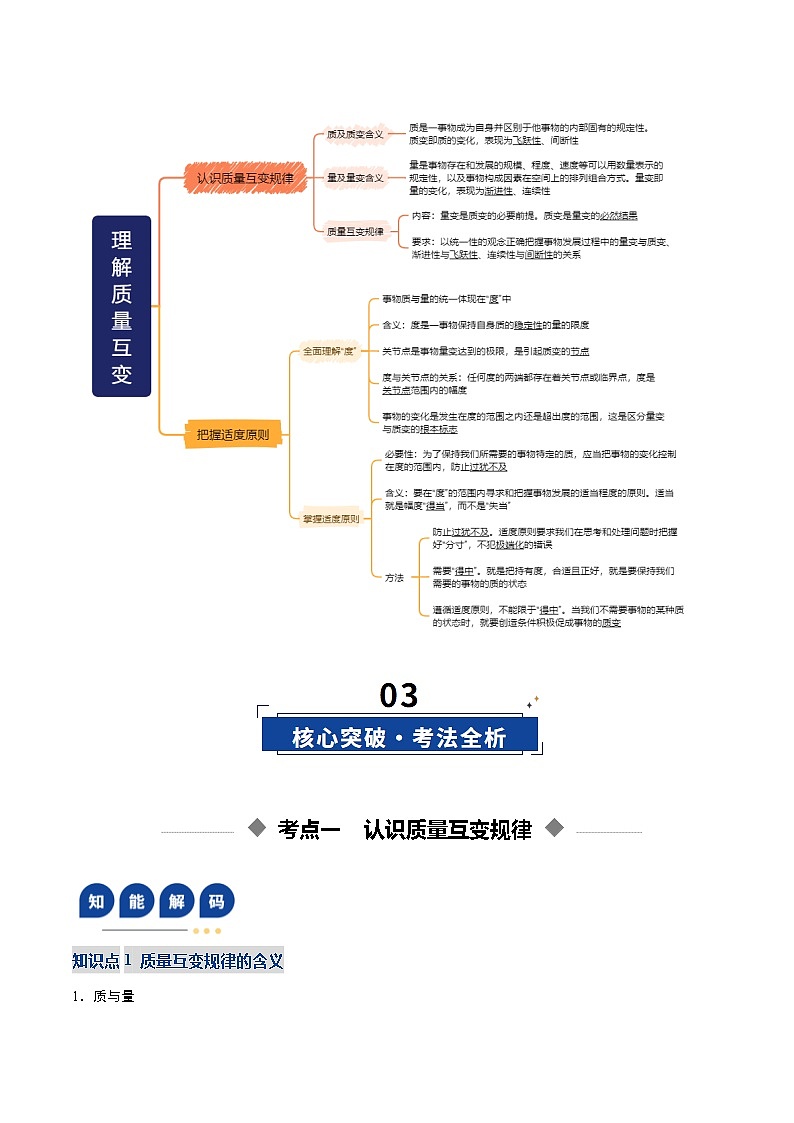 第09课  理解质量互变（复习讲义）（解析版）（全国通用）第3页
