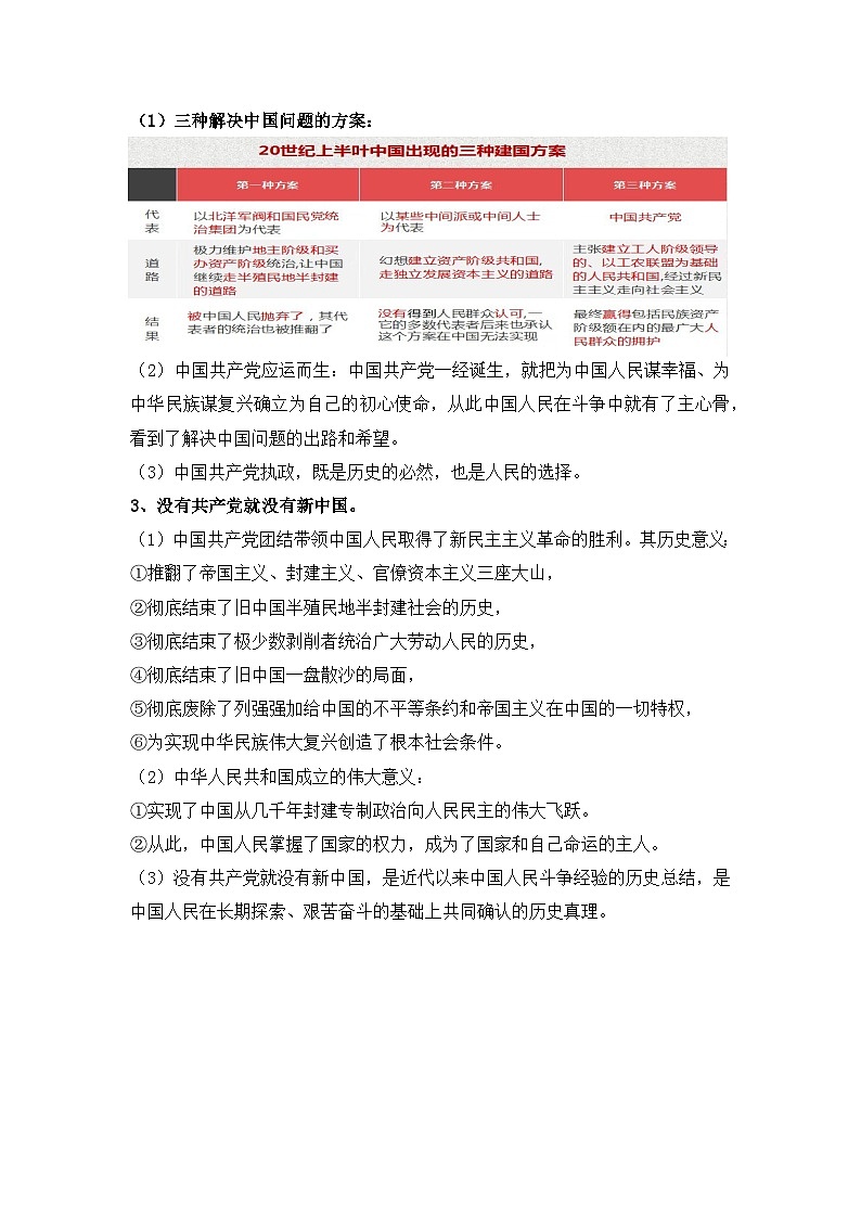 2026年高考政治一轮复习：必修三《政治与法治》知识点考点提纲 讲义第2页