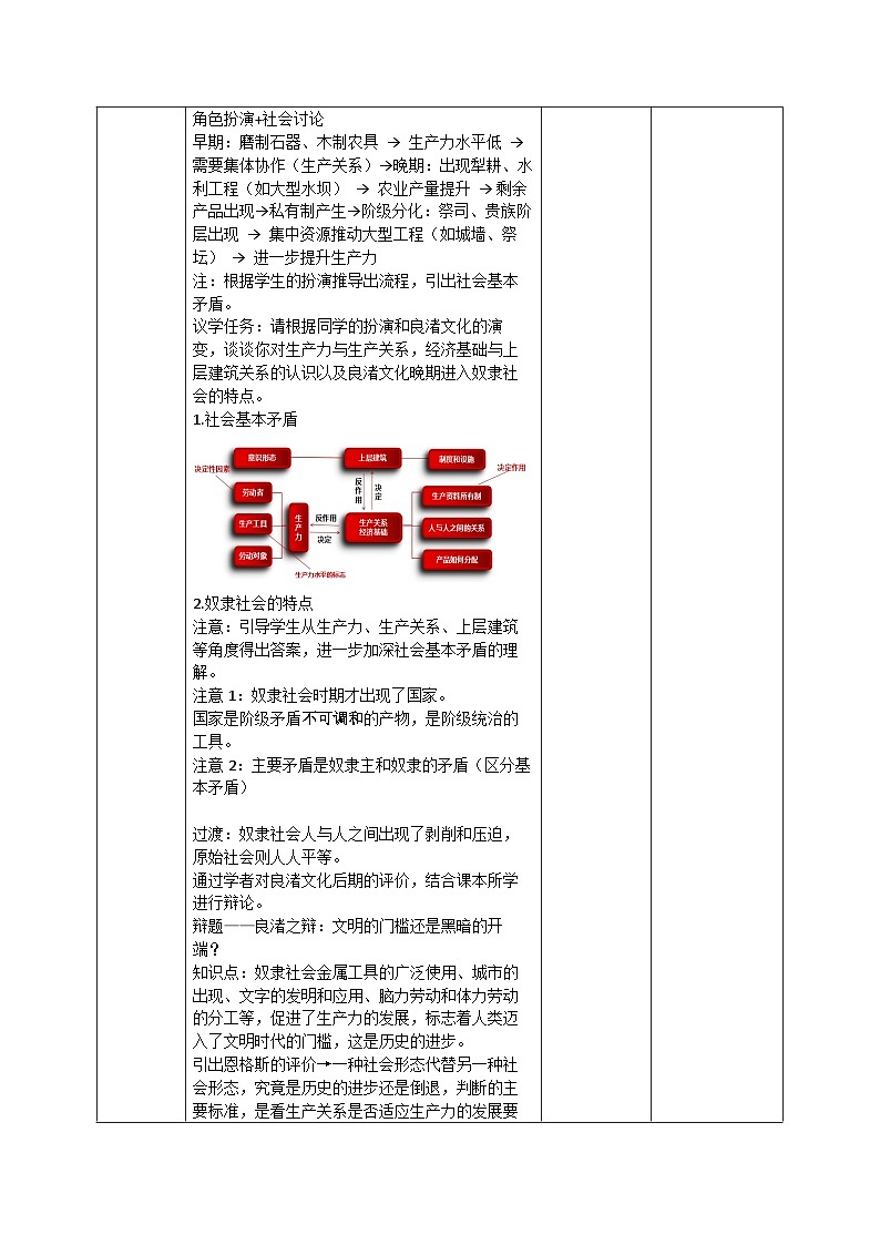 1.1《原始社会的解体和阶级社会的演进》教案 统编版高中政治必修一中国特色社会主义第3页