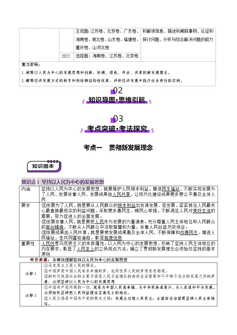 高考政治一轮讲义-我国的经济发展（讲义）（解析版）第2页