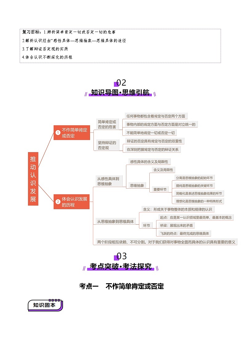 高考政治一轮-推动认识发展（讲义）（原卷版）第2页