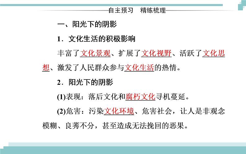 第四单元 第八课 第二框《在文化生活中选择》课件03